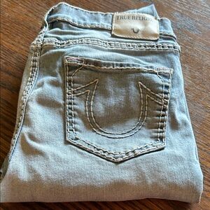 True Religion Women's Light Blue Denim Jeans